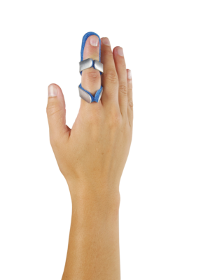 Attelle aluminium mousse conformable Donjoy légère pour Entorse, luxation et fracture de doigts