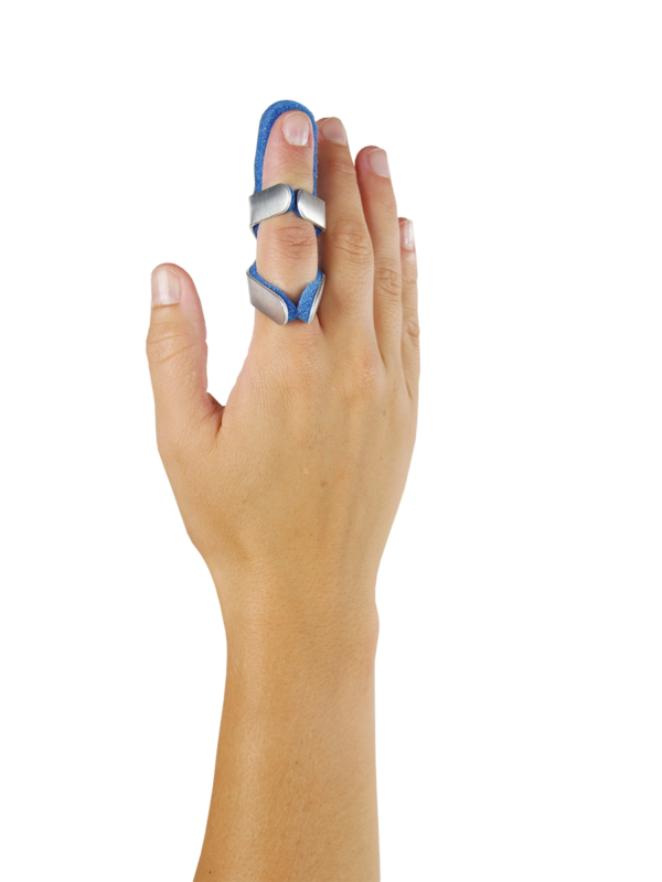 Attelle aluminium mousse conformable Donjoy légère pour Entorse, luxation et fracture de doigts