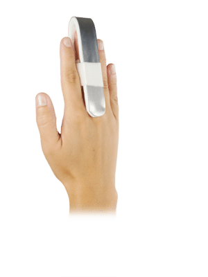 Attelle aluminium mousse découpable et conformable Donjoy légère pour Entorse, luxation et fracture de doigts