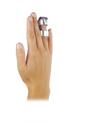 Attelle aluminium mousse conformable Donjoy légère pour Entorse, luxation et fracture de doigts